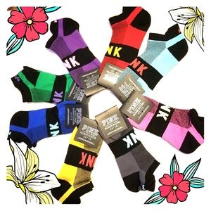 8 pairs of PINK Victoria's secret socks